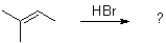 What is(are) the product(s) of the following electrophilic addition?   A)    B)    C)    D)   
