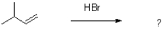 What would the major product of the following reaction be?   A)    B)    C)    D) a racemic mixture of