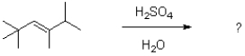 What would be expected to be the major product under the reaction conditions shown below?   A)    B)    C)    D)   