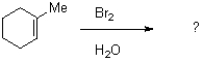 What would be the expected product of the reaction shown below?   A)    B)    C)    D)   