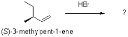 Draw and name the product or products of the following reaction:  