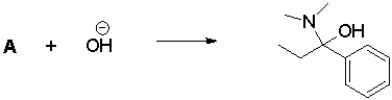 What is the electrophilic reactant B in the following reaction scheme?   A)    B)    C)    D)   
