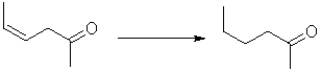 Which of the following best represents the change in oxidation state from reactant to product in the transformation below?   A) It increases. B) It decreases. C) There is no change. D) There is not enough information to determine change.