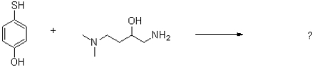 Predict the products of the following acid/base reaction shown below.  