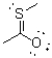 Given the Lewis structure shown below,what are the formal charges of the sulfur and oxygen atoms?   A) sulfur = +1,oxygen = -1 B) sulfur = 0,oxygen = 0 C) sulfur = -1 oxygen = +1 D) sulfur = 0 oxygen = -1