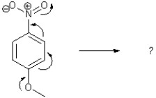 Insert in all formal charges of the product from the arrow pushing shown below.Add all lone pairs to the product.  