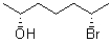 What is the absolute configuration of the molecule shown below?   A) 2S,6S B) 2S,6R C) 2R,6S D) 2R,6R