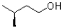 Which of the following represents a Newman projection of the molecule shown below?   A)    B)    C)    D)   