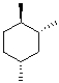 Which of the following is a chair conformation of the structure shown below?   A)    B)    C)    D)   