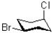 What is the relationship between the bromo and chloro substituents in the molecule shown below?   A) cis B) trans C) syn D) anti