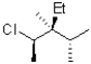 Which of the following is a Newman projection of the molecule shown below?   A)    B)    C)    D)   