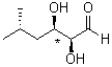 Draw the Newman projection of the following molecule looking through the bond indicated by a *.  