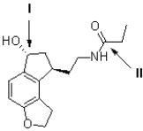 Figure 3 The following questions refer to the molecule drawn below.   -Referring to Figure 3,what is the hybridization of the carbon atom at I? A) s B) sp C) sp<sup>2</sup> D) sp<sup>3</sup>