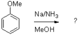 Which of the following represents the first mechanistic step of the aromatic reduction shown below?   A)    B)    C)    D)   