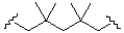 What monomer subunit would form the addition polymer shown below?   A)    B)    C)    D)   