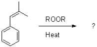 Predict the product of the following addition polymerization reaction.  