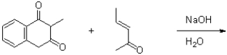 Which of the following is the major product of the reaction shown below?   A)    B)    C)    D)   