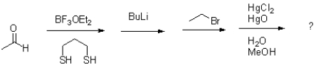 What is the major product of the reaction scheme shown below?   A)    B)    C)    D)   