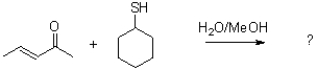 What is the product of the reaction shown below?   A)    B)    C)    D)   