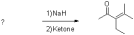 What phosphite reactant is responsible for formation for the following product when reacted with a ketone?   A)    B)    C)    D)   
