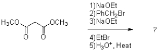 What is the product of the following reaction scheme?  