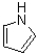 What is the common name for the following heterocycle?   A) furan B) thiofuran C) pyridine D) pyrrole