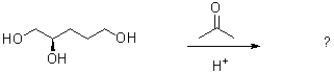 What would be the major product of the following reaction?   A)    B)    C)    D) No reaction would occur.