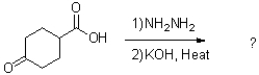 What is the major product of the reaction scheme shown below?   A)    B)    C)    D)   