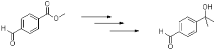 Suggest a sequence of reactions that would accomplish the following transformation.Show all intermediate molecules made.  