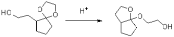 Propose a mechanism for the transformation shown below.  