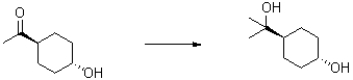 Propose a synthetic scheme to obtain the following product.Show all intermediate structures.  