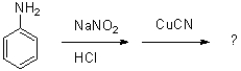 What is the major product of the following reaction scheme?   A)    B)    C)    D)   