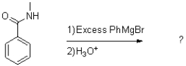 What is the major product of the reaction shown below?   A)    B)    C)    D)   