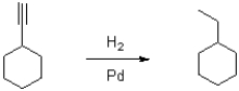 What signal on an IR spectrum would be best utilized to monitor the following transformation?   A) loss of signal at 3300 cm<sup>-1</sup> B) gain of signal at 3300 cm<sup>-1</sup> C) loss of signal at 2300 cm<sup>-1</sup> D) gain of signal at 2300 cm<sup>-1</sup>
