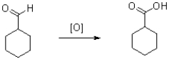 What signal on an IR spectrum would be best utilized to monitor the following transformation?   A) loss of signal around 1600 cm<sup>-1</sup> B) gain of signal around 1600 cm<sup>-1</sup> C) loss of a broad signal in the hydrogen region D) gain of a broad signal in the hydrogen region