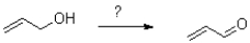 Which of the following reagents would achieve the transformation shown below?   A) PCC,CH<sub>2</sub>Cl<sub>2</sub> B) Na<sub>2</sub>Cr<sub>2</sub>O<sub>7</sub>,H<sub>2</sub>SO<sub>4</sub> C) CrO<sub>3</sub>,H<sub>2</sub>SO<sub>4</sub> D) H<sub>3</sub>O<sup>+</sup>