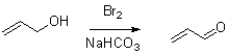Which of the following represents the first mechanistic step in the oxidation reaction shown below?   A)    B)    C)    D)   