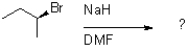 Which of the following reaction mechanisms would you expect to dominate from the reaction and conditions shown below?   A) S<sub>N</sub>1 B) S<sub>N</sub>2 C) E1 D) E2
