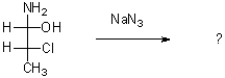 Which of the following would act as the leaving group in the reaction shown below?   A) (<sup>-</sup>OH)  B) (<sup>-</sup>NH<sub>2</sub>)  C) (<sup>-</sup>CH<sub>3</sub>)  D) (<sup>-</sup>Cl) 
