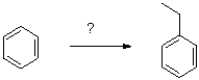 What set of reagents would most effectively produce ethylbenzene from benzene shown below?   A) AlCl<sub>3</sub>,EtCl B) 1) AlCl<sub>3</sub>,   2) Zn/HCl C) 1) MgBrEt,ether 2) H<sub>3</sub>O<sup>+</sup> D) 1) EtBr