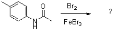 What would be the expected product of the following reaction?   A)    B)    C)    D) No product would form.