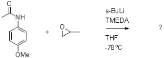 Which of the following compounds will the reaction below lead to?   A)    B)    C)    D)   