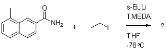Which of the following compounds will the reaction below lead to?   A)    B)    C)    D)   
