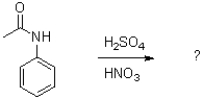 What is the expected product of the reaction shown below?   A)    B)    C)    D) A mixture of