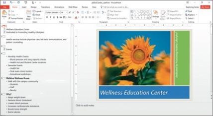   In the figure shown above, the presentation is displayed in ________ view. A) Normal B) Presenter C) Outline D) Slide Master