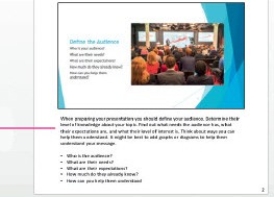   In the figure shown above, the line points to ________. A) a storyboard B) speaker notes C) a transition D) an animation
