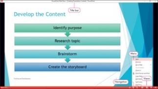   The figure shown above shows a screen using ________ view. A) Slide Sorter B) Outline C) Presenter D) Reading