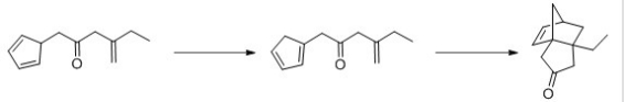 Consider the following reaction sequence.What is the correct classification of the second reaction in the sequence?   A) [2 + 2] Cycloaddition B) [6 + 4] Cycloaddition C) [4 + 4] Cycloaddition D) [4 + 2] Cycloaddition