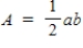 The density curve for a continuous random variable is shown below. Use this curve to find the following probabilities: a)P(x < 1)b)P(2 < x < 3)c)P(x is at least 3)   You may use the following area formulas in your calculations: Area of a rectangle: A = lw Area of a trapezoid:   Area of a right triangle:  