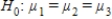 <strong>Professor wants to know whether her students have equally absorbed the themes of the learning term. During the term she conducted three in-class tests. The average scores of students were 71.8, 81.5 and 75.8 (with maximum of 100 points). Using the information above answer the question how should the professor define the difference between the three average in-class test scores.</strong> A)Professor should set the null hypothesis   and conduct an F test. B)Professor should set the null hypothesis   and conduct an F test. C)Professor should set the null hypothesis   and conduct an F test. D)Professor should set the null hypothesis   and conduct an F test. <div style=padding-top: 35px> 